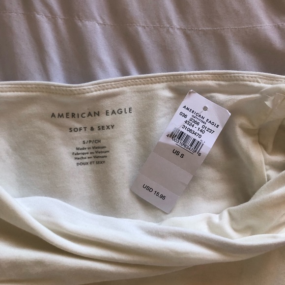 NWT American Eagle white tube top - Picture 2 of 3